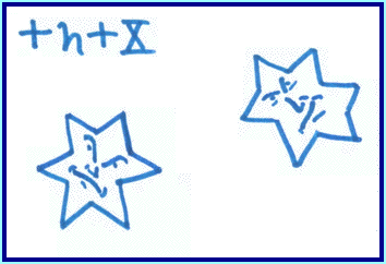 A picture of two bad stars.