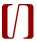 Short version of the [ʃ] vowel from Trent Pehrson's Susipokhi script.