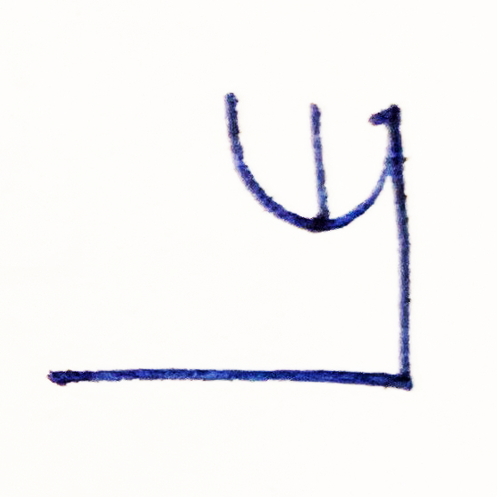 The Tapissary glyph for 'the' used with objects and entities that don't fit neatly into one category.